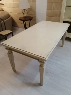 Tavolo rettangolare a quattro gambe Bruscoli scontato^Artigiani Veneti Best