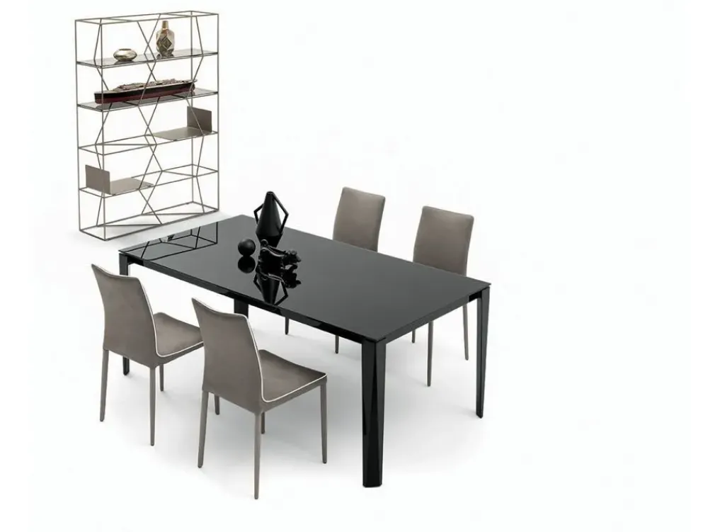 Outlet Tavolo rettangolare a quattro gambe Chef scontato Tavoli