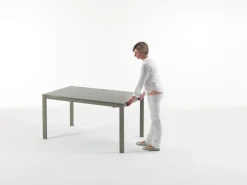 Tavolo rettangolare a quattro gambe Eos scontato^Ingenia Discount