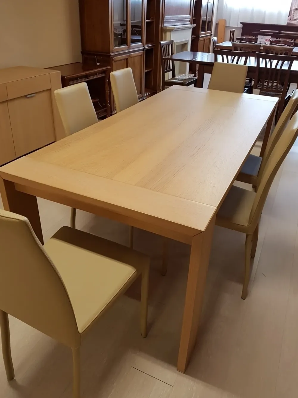 Tavolo rettangolare a quattro gambe Prado scontato^Varaschin Online