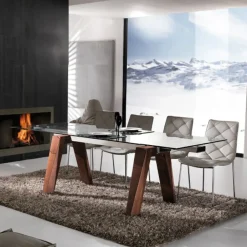 Tavolo rettangolare allungabile 654 a soli 1800 Euro^Collezione esclusiva Outlet