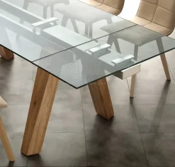 Tavolo rettangolare allungabile 654 a soli 1800 Euro^Collezione esclusiva Outlet