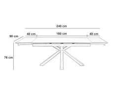 Best Tavolo rettangolare Ceramica 1   scontato del 46% Tavoli