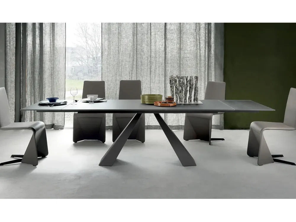 New Tavolo rettangolare con basamento centrale Eliot Cattelan scontato Tavoli