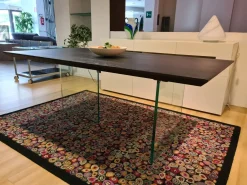 Artigianale Tavolo rettangolare con basamento centrale K2o scontato- Tavoli