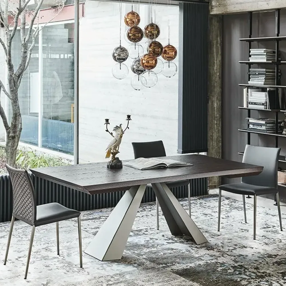 Tavolo rettangolare Eliot wood drive scontato del 40%^Cattelan Italia Discount