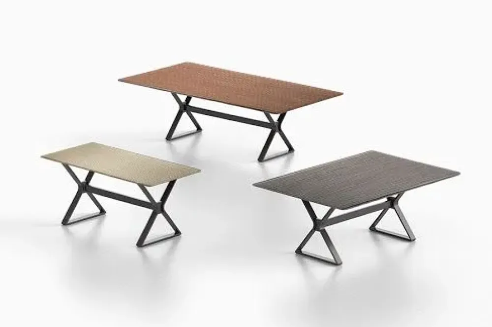 Tavolo rettangolare Hype tavolo allungabile di a prezzo riservato^Fiam Hot