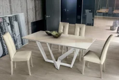 Tavolo rettangolare in ceramica Priamo * di in Offerta Outlet^Target Point Hot