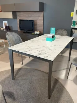 Connubia Tavolo rettangolare in ceramica Tavolo artic di in Offerta Outlet- Tavoli