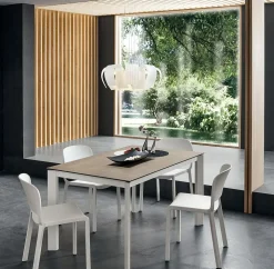 La Primavera Tavolo rettangolare in ceramica Mario * di in Offerta Outlet- Tavoli