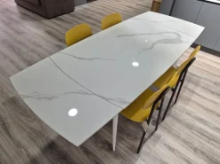 Artigianale Tavolo rettangolare in ceramica Oceano di in Offerta Outlet- Tavoli