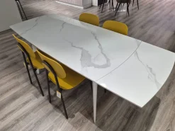 Artigianale Tavolo rettangolare in ceramica Oceano di in Offerta Outlet- Tavoli