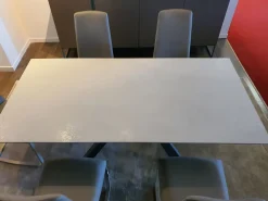 Ozzio Tavolo rettangolare in ceramica Diago di in Offerta Outlet- Tavoli