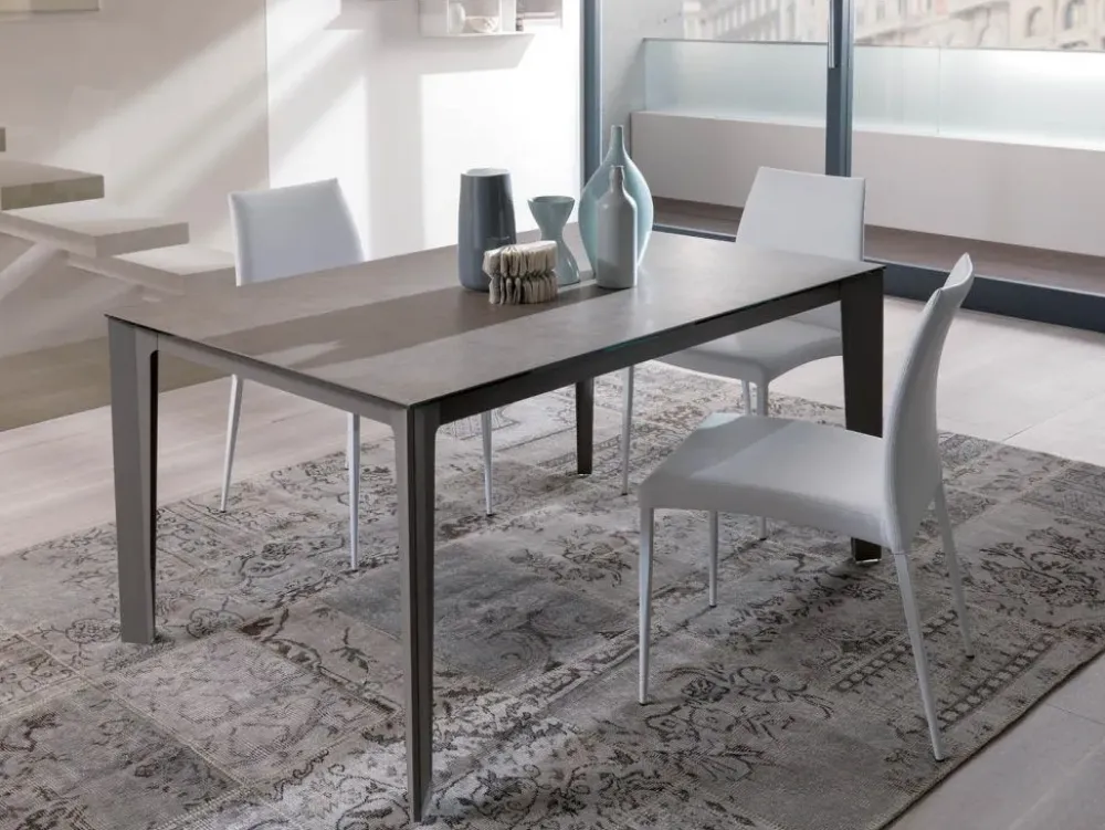 Clearance Tavolo rettangolare in ceramica Opera in Offerta Outlet Tavoli