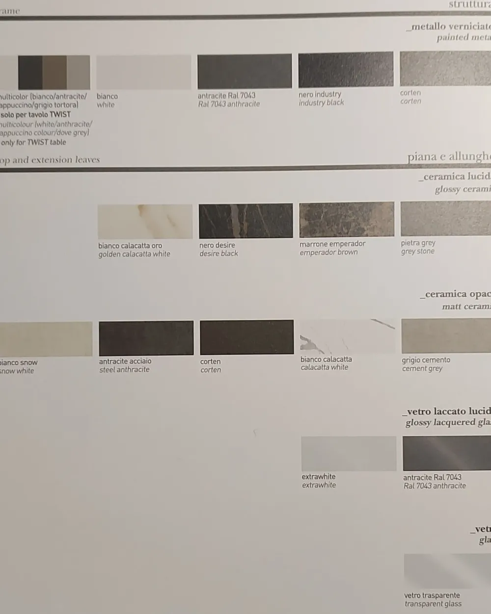 Zamagna Tavolo rettangolare in ceramica Ship di in Offerta Outlet- Tavoli