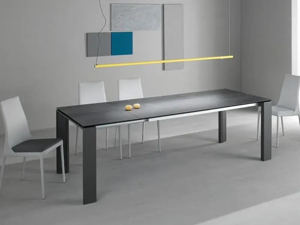 Compar Tavolo rettangolare in ceramica Keram di in Offerta Outlet- Tavoli