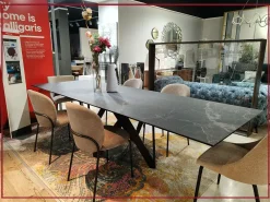 Online Tavolo rettangolare in ceramica Cartesio cs4111-r 200 di in Offerta Outlet Tavoli