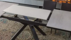 New Tavolo rettangolare in laminato Giada di in Offerta Outlet Tavoli