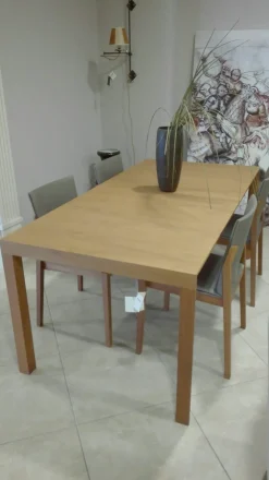 Molteni & C Tavolo rettangolare in legno W-flap in Offerta Outlet- Tavoli