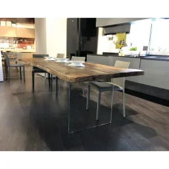 Artigianale Tavolo rettangolare in legno Tavolobello wood in Offerta Outlet- Tavoli