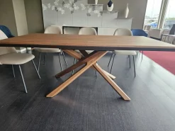 Tavolo rettangolare in legno Arizona di in Offerta Outlet^Easyline Clearance