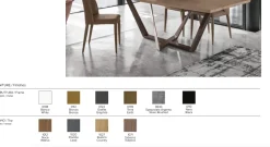 Tavolo rettangolare in legno Priamo di in Offerta Outlet^Morso Sale