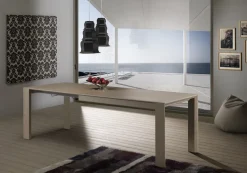 Tavolo rettangolare in legno Shanghai di in Offerta Outlet Tavoli