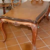 Tavolo rettangolare in legno Chippendale rettangolare di in Offerta Outlet^Artigianale Best