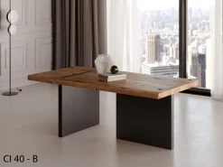 Le Fablier Tavolo rettangolare in legno Caracas di in Offerta Outlet- Tavoli