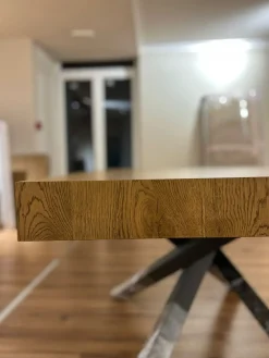 Artigianale Tavolo rettangolare in legno di in Offerta Outlet- Tavoli