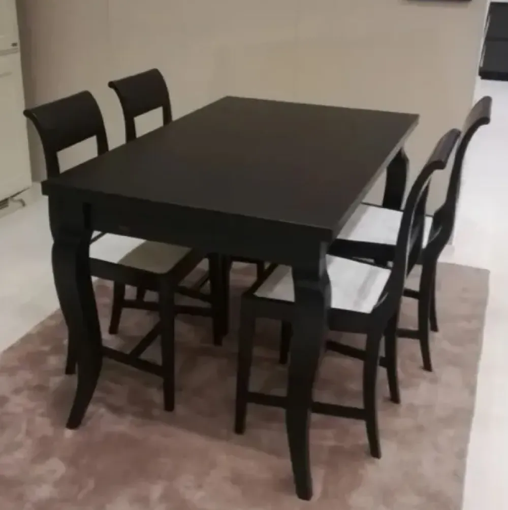 Scavolini Tavolo rettangolare in legno e resina Convito di in Offerta Outlet- Tavoli