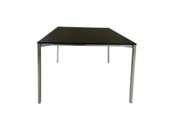 Clearance Tavolo rettangolare in legno e resina Tavolo table_one gambe lucide 100x159 di in Offerta Outlet Tavoli