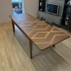 Artigianale Tavolo rettangolare in legno Tavolo 900 decò di in Offerta Outlet- Tavoli