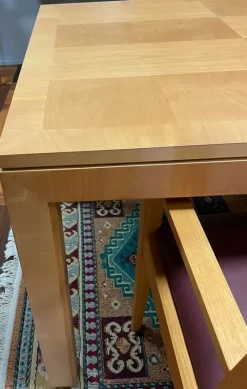 Artigianale Tavolo rettangolare in legno Quadro di in Offerta Outlet- Tavoli