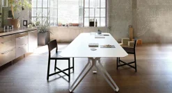 Lema Tavolo rettangolare in legno 3 pod in Offerta Outlet- Tavoli