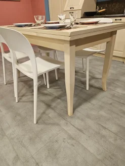 Sale Tavolo rettangolare in legno Tavolo modello alba di in Offerta Outlet Tavoli