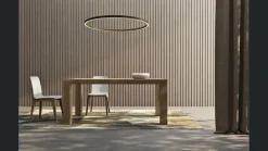 Fratelli Mirandola Tavolo rettangolare in legno Acheo di in Offerta Outlet- Tavoli