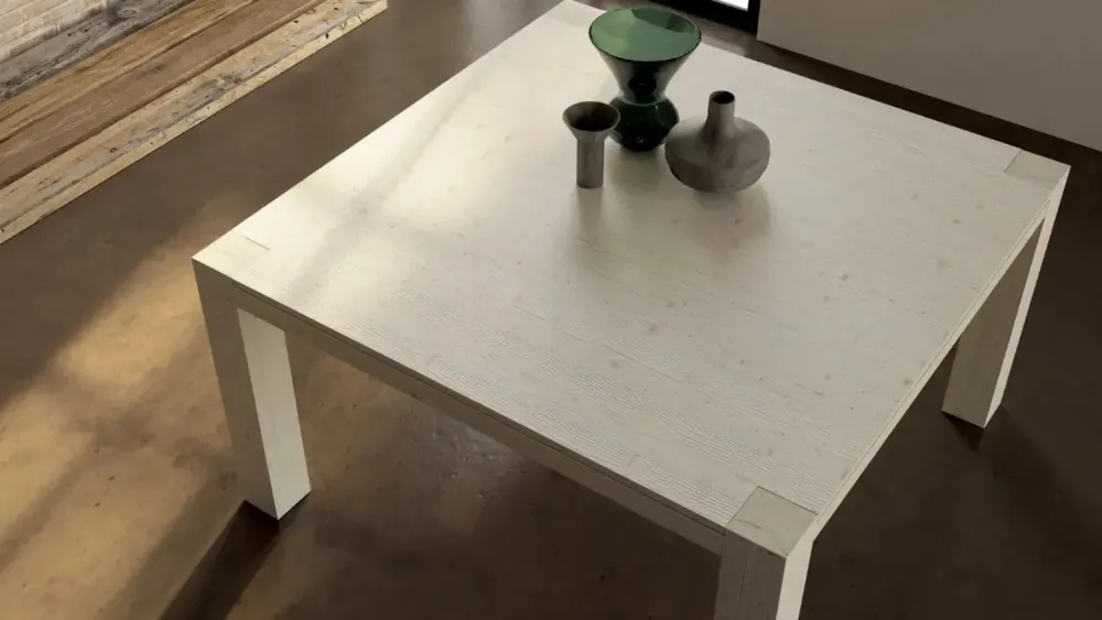 Fratelli Mirandola Tavolo rettangolare in legno Acheo di in Offerta Outlet- Tavoli