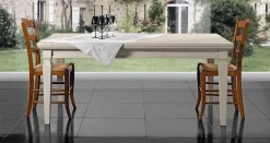 Pizzolato Tavolo rettangolare in legno Giotto di in Offerta Outlet- Tavoli