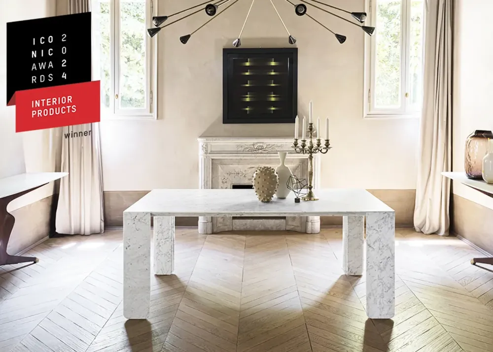 Discount Tavolo rettangolare in marmo Modello corinto di in Offerta Outlet Tavoli