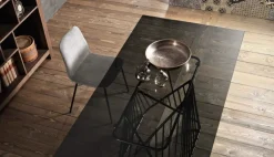 Tavolo rettangolare in metallo Filo di in Offerta Outlet^MaxHome