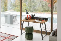 Hot Tavolo rettangolare in metallo Atlante di in Offerta Outlet Tavoli