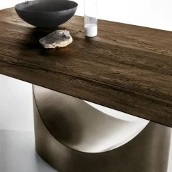 Lago Tavolo rettangolare in vetro U table di in Offerta Outlet- Tavoli