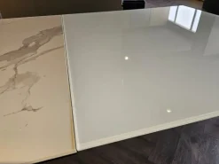 Ozzio Tavolo rettangolare in vetro Metro'  di in Offerta Outlet- Tavoli