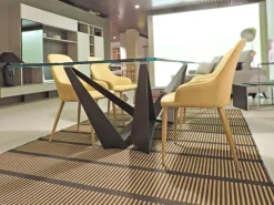 Cattelan Italia Tavolo rettangolare in vetro Skorpio Cattelan in Offerta Outlet- Tavoli