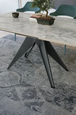 Discount Tavolo rettangolare in vetro - minosse di in Offerta Outlet Tavoli