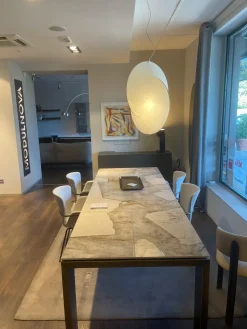 Riflessi Tavolo rettangolare Tavolo 200x100 in gres atlantis  di a prezzo riservato- Tavoli