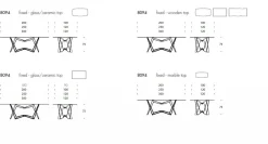 Best Tavolo Reverse glass in OFFERTA OUTLET Tavoli