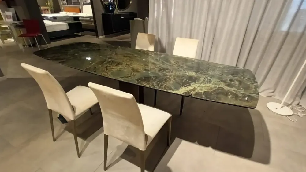 TAVOLO Tavolo allungabile sabino SCONTATO a PREZZI OUTLET^Riflessi New