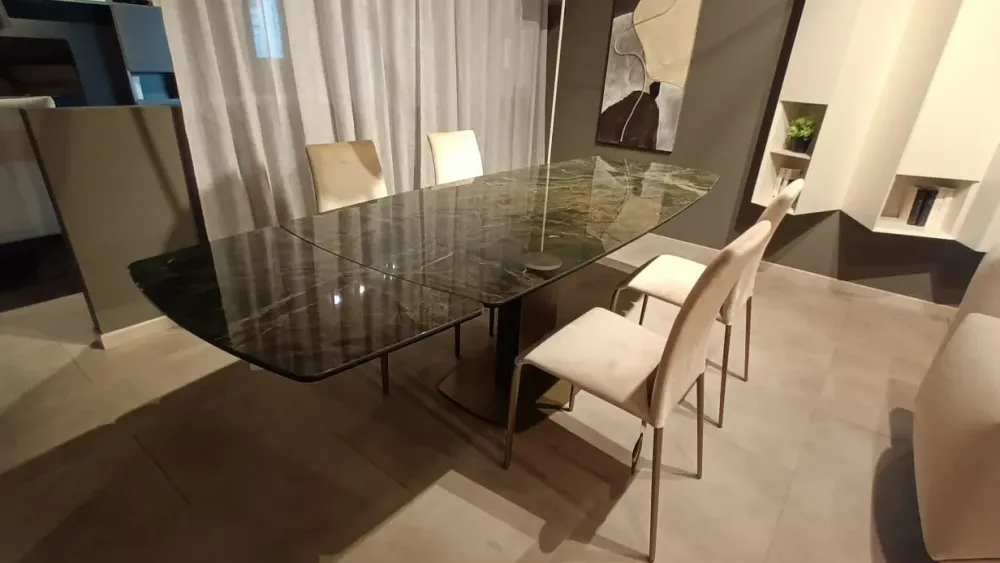 TAVOLO Tavolo allungabile sabino SCONTATO a PREZZI OUTLET^Riflessi New